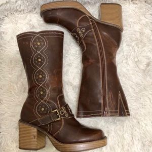 UnionBay “Jones” Brown & Tan Boots Size 7